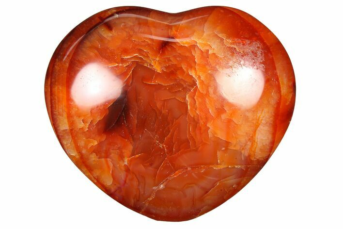 Colorful Carnelian Agate Heart #277967